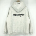 Essentials Fleeces Thick Light Gray Hoodie